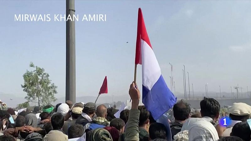 Continúa el caos en el aeropuerto de Kabul: la OTAN mantendrá sus tropas mientras dure la evacuación- RTVE.es | Ver