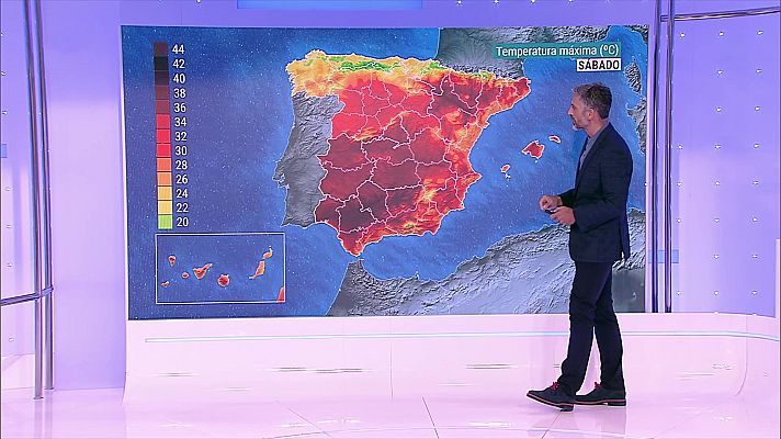El tiempo - Las temperaturas subirán en la mitad norte peninsular, de forma notable para las máximas en el País Vasco, Navarra y resto del alto Ebro