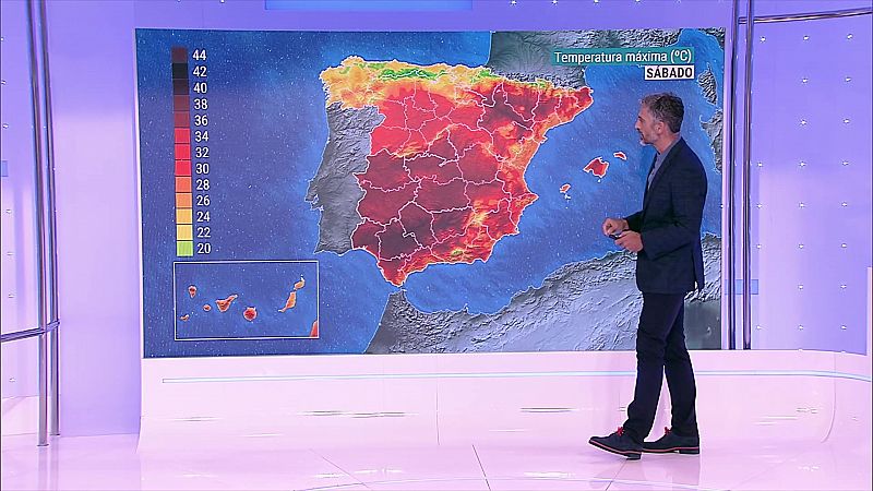 Las temperaturas subirán en la mitad norte peninsular, de forma notable para las máximas en el País Vasco, Navarra y resto del alto Ebro - ver ahora