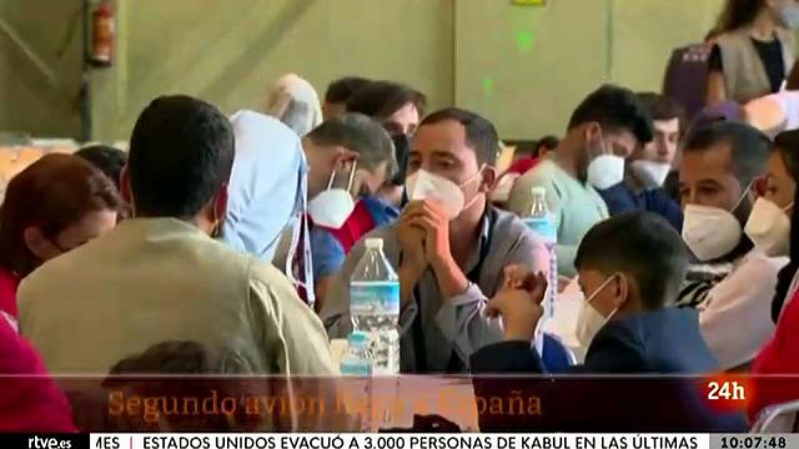 Tiendas iglú, zona infantil y apoyo psicológico: así es el campamento que acoge a los afganos evacuados en España - Informativo 24h | Ver