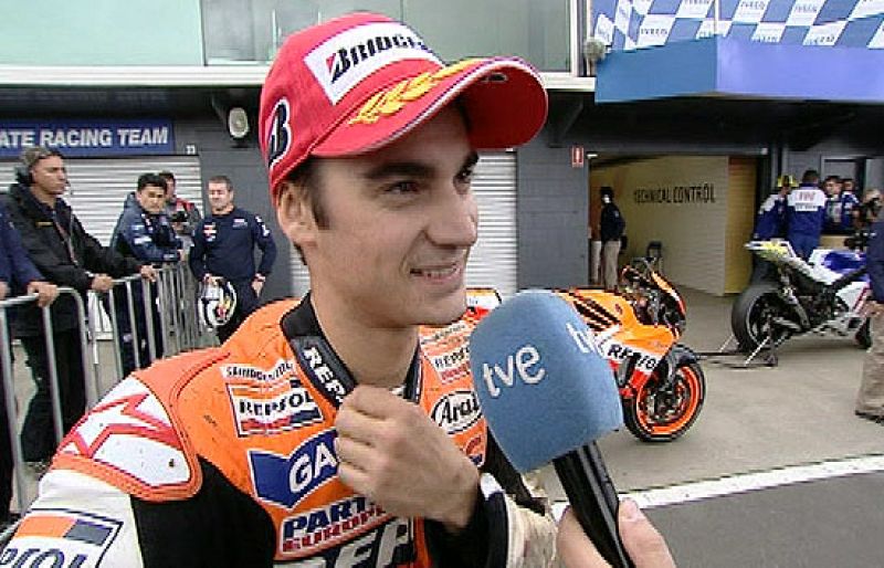 Dani Pedrosa ha visto superiores a Stoner y a Rossi.