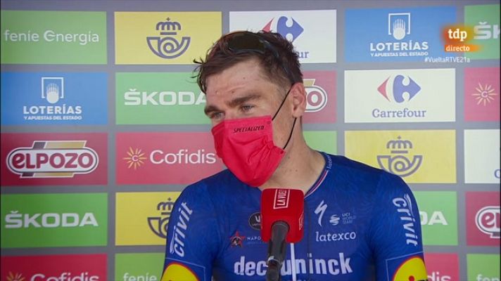 Vuelta ciclista a España - Vuelta 2021 | Jakobsen: "Es muy especial ganar de nuevo, el equipo hizo un gran trabajo"