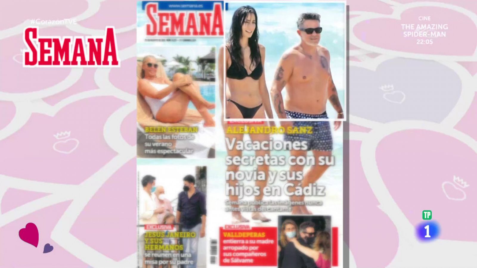 Corazón - Alejandro Sanz luce cuerpo tatuado junto a su novia Rachel Valdés en las playas de Cádiz