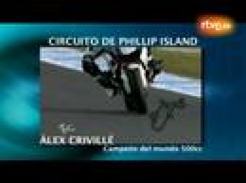 Vuelta de reconocimiento de Álex Crivillé al circuito de Phillip Island.