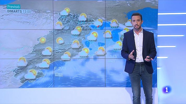 El temps - Menys calor i tempestes típiques de finals d'agost