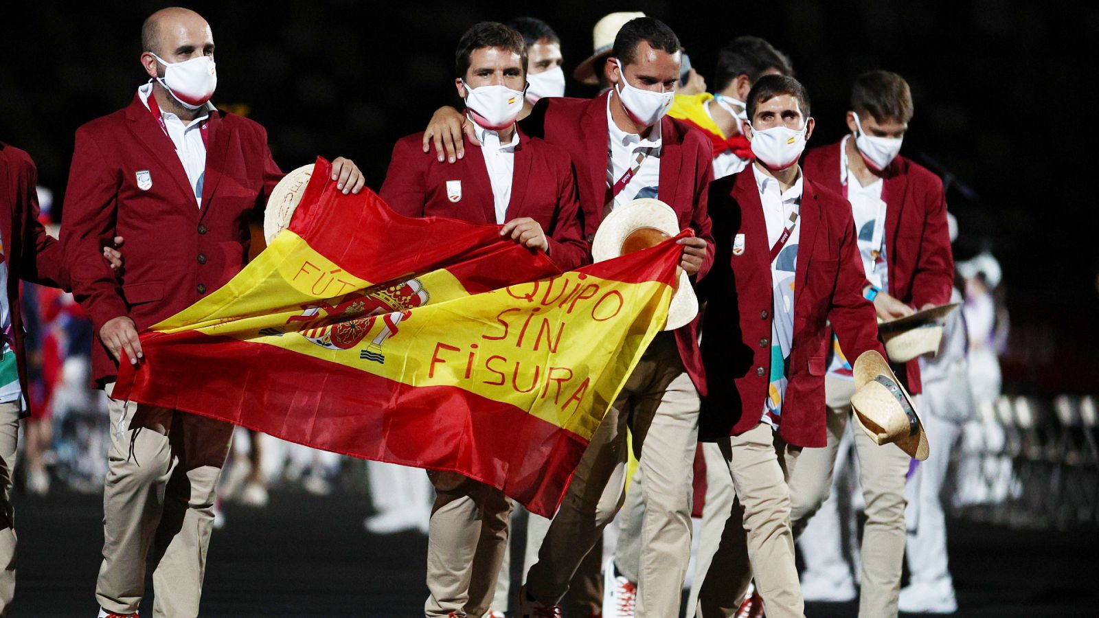 Tokio 2021 | España desfila en la ceremonia de inauguración