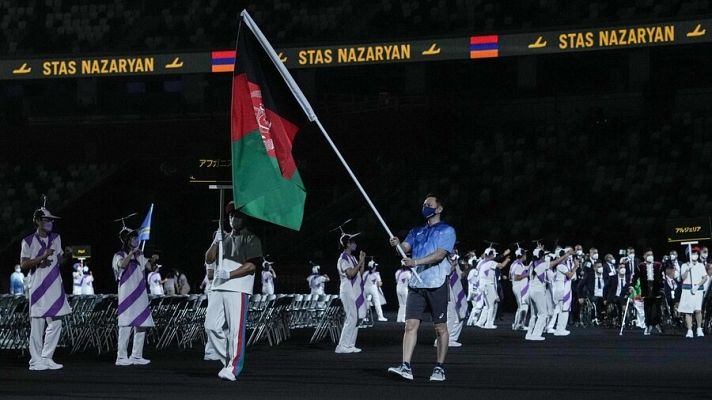 Afganistán aparece en la inauguración de los Paralímpicos