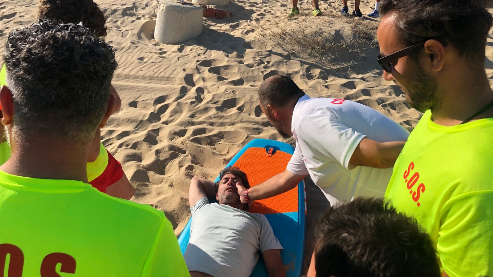 España Directo - Antonio Garrido aprueba como socorrista en Isla Cristina