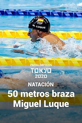 Natación Paralímpicos Paris 2024 - Final 50 metros braza con Miguel Luque