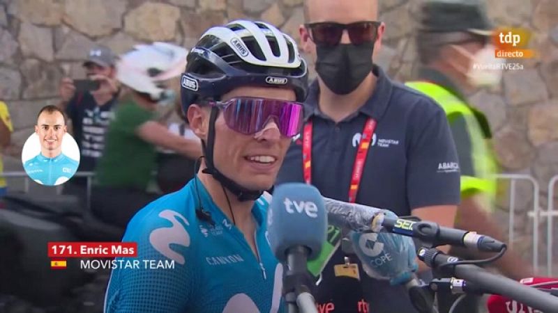 Vuelta a España | Enric Mas: "Había visto 50 veces el vídeo de la llegada, pero la última rampa me ha sorprendido" -- Ver ahora