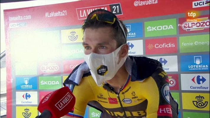 Vuelta a España | Roglic: "La etapa era un reto bonito"