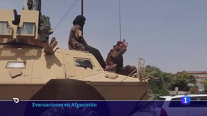 Telediario 2 - Los países aliados evacuarán al máximo número de afganos posibles antes de la fecha límte del 31 de agosto