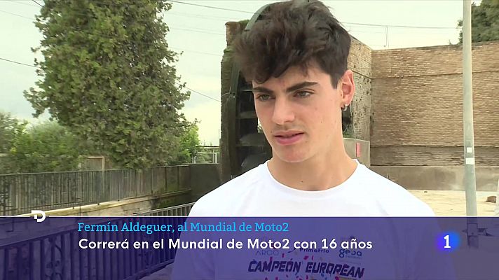 Telediario 2 - Fermín Aldeguer, al Mundial de Moto 2 con 16 años