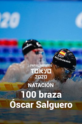 Natación. Final 100 metros braza Óscar Salguero