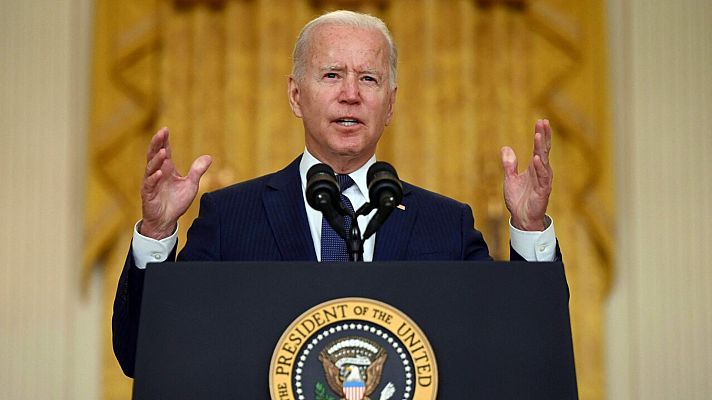 Especial informativo - Comparecencia de Joe Biden condenando los atentados en Afganistán - 26/08/21