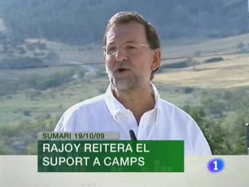 L'Informatiu. Informativo Territorial de la C. Valenciana  (19/10/09) 