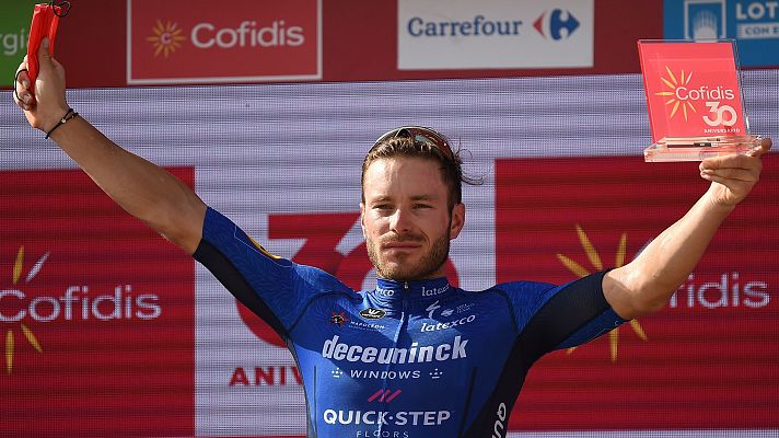 Vuelta ciclista a España - Vuelta a Espana | Senechal: "Recibí carta blanca para esprintar tras el pinchazo de Jakobsen"