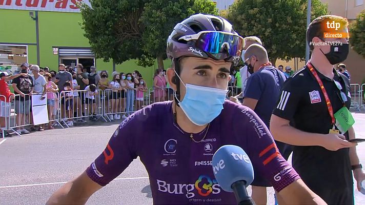 La Vuelta a España | Diego Rubio: "Confiábamos que algún corredor más nos acompañara en la escapada"