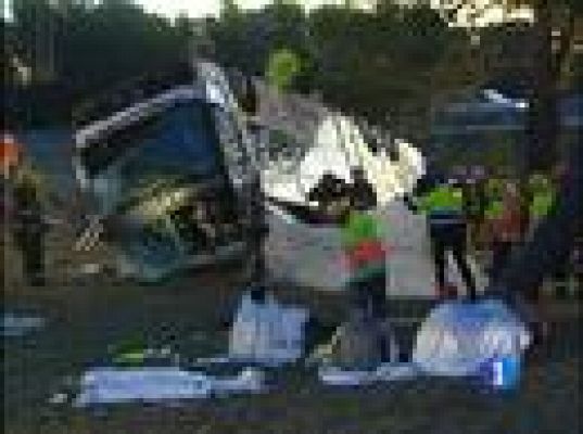 Accidente de autobús  en Girona