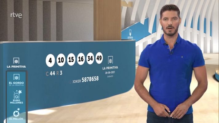 Loterías - Sorteo de la Bonoloto y Primitiva del 28/08/2021