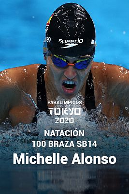 Natación: Final 100 braza SB14 con Michelle Alonso