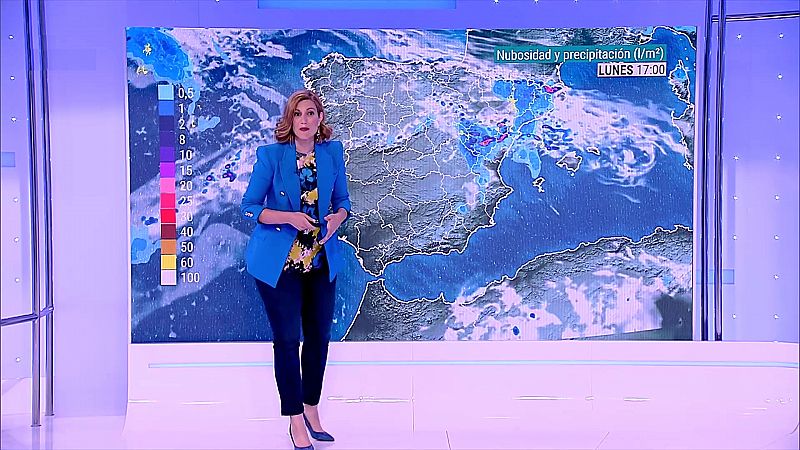 Chubascos y tormentas localmente fuertes en la Ibérica turolense, Comunidad Valenciana y sur de Cataluña - ver ahora