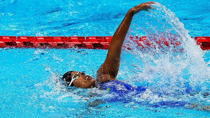 Natación Paralímpicos Paris 2024 - Natación: Final 50 espalda S5 con Teresa Perales