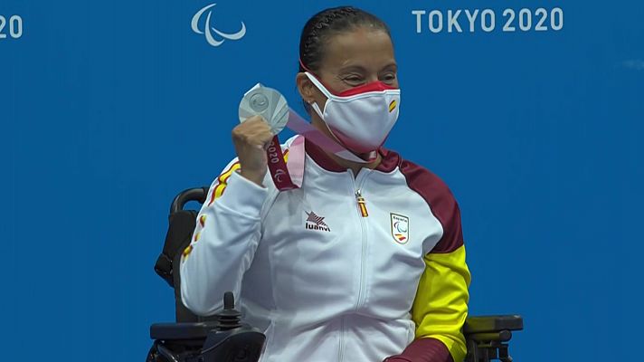 Natación Paralímpicos Paris 2024 - Teresa Perales recibe su primera medalla en Tokyo 2020