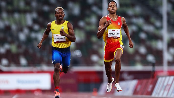 Atletismo: Semifinales de 400 m lisos - Deliber Rodríguez