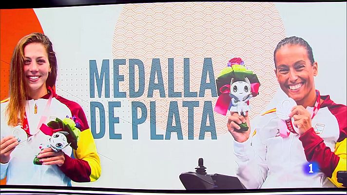 Telediario 1 - Teresa Perales y Nuria Marqués se cuelgan la plata en Tokyo 2020