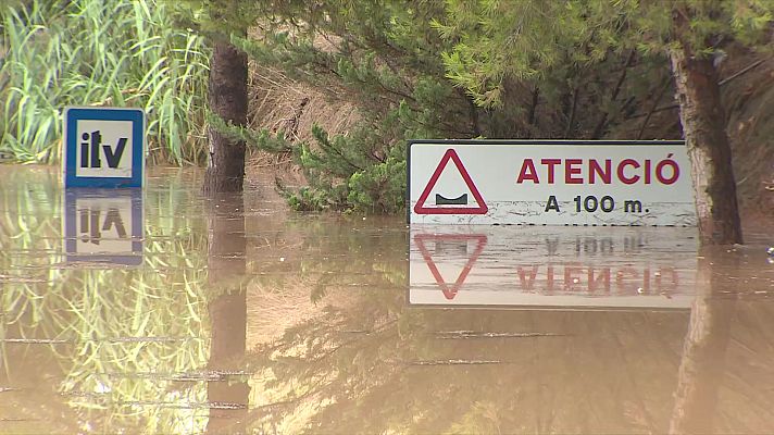 Chubascos y tormentas localmente fuertes en la Ibérica turolense, Comunidad Valenciana y sur de Cataluña