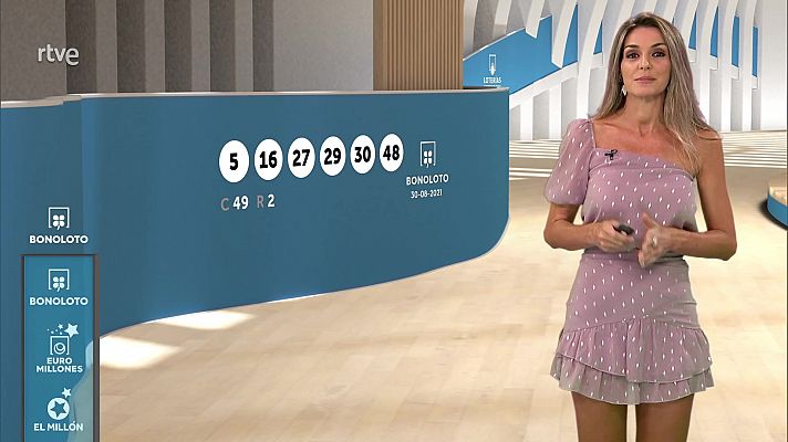 Loterías - Sorteo de la Bonoloto del 30/08/2021