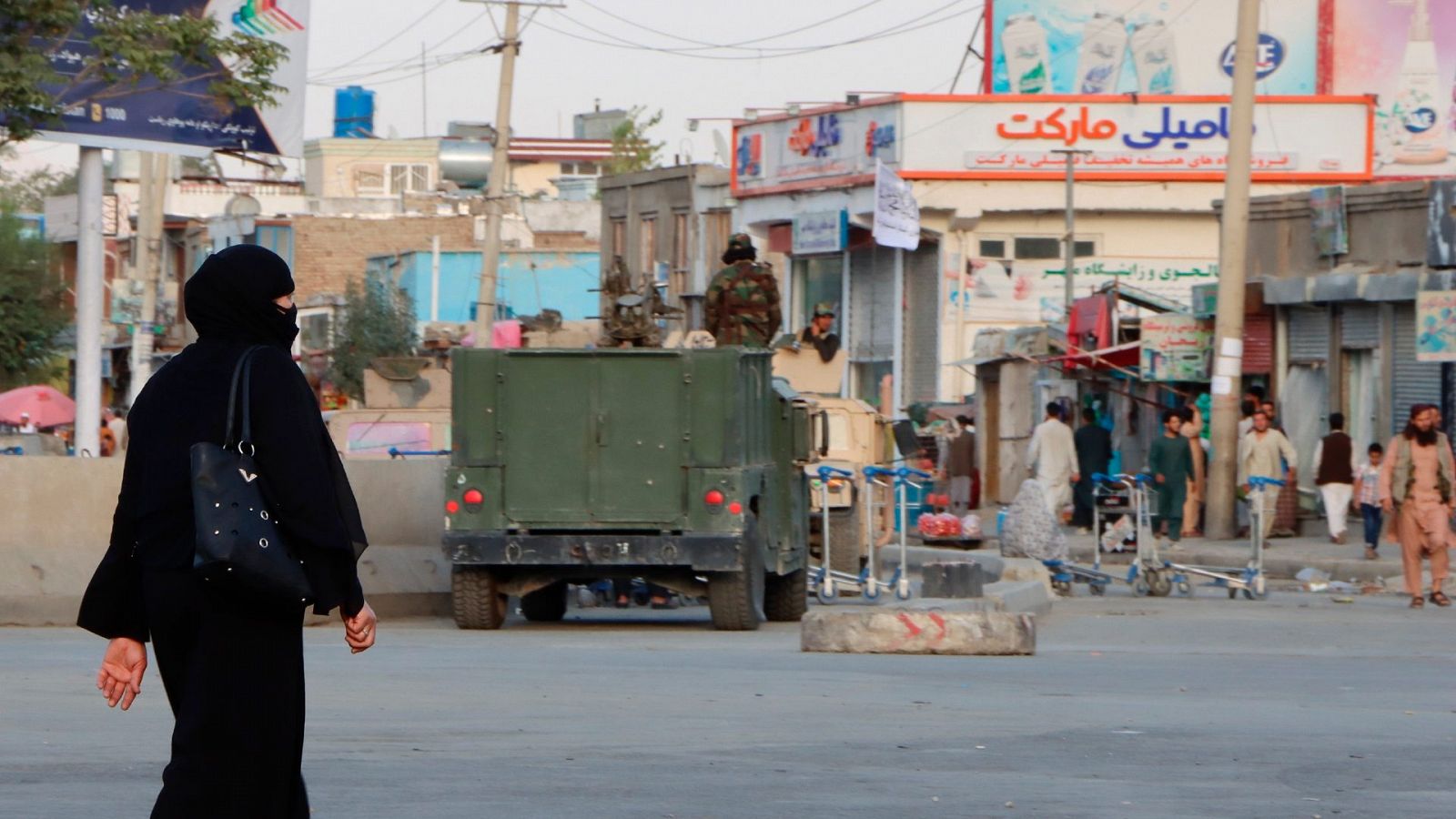 Los talibanes toman el control del aeropuerto de Kabul tras la retirada de Estados Unidos