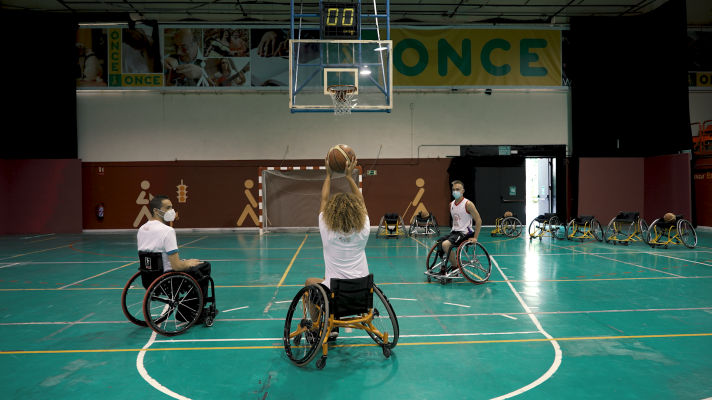 Cómo entrenan nuestros jugadores de baloncesto paralímpicos