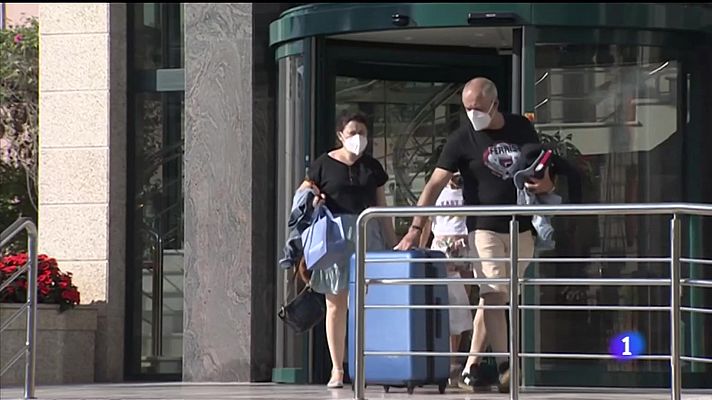 Telexornal - Galicia - Turismo en agosto: como antes da pandemia