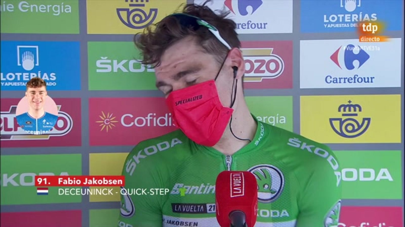 Jakobsen: "Estoy en las nubes con esta victoria" - ver ahora