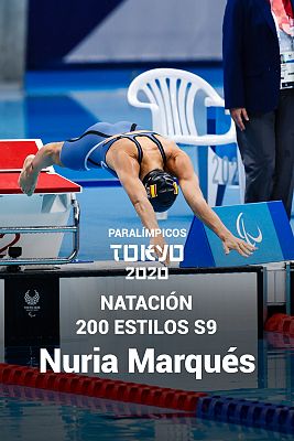 Natación: Final 200 estilos S9 con Nuria Marqués