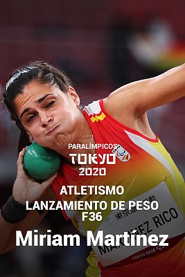 Atletismo: Lanzamiento de peso F36 con Miriam Martínez