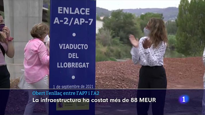 L'Informatiu - Inaugurat l'enllaç viari entre l'A-2 i l'AP-7 a Castellbisbal