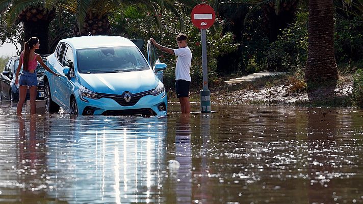Inundaciones en Tarragona por las lluvias torrenciales