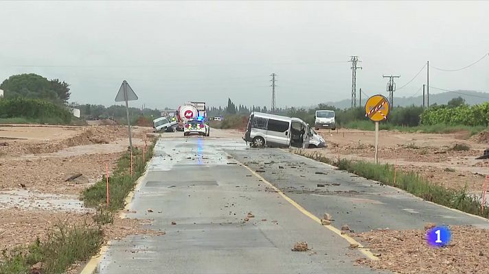 Les pluges torrencials del Baix Ebre i el Montsia deixen greus inundacions