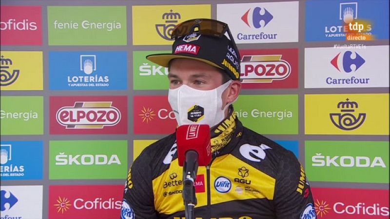 Roglic, tras el ataque de Bernal: "Solo pensaba en ganar. Luego sí pensé que estábamos aún muy lejos"