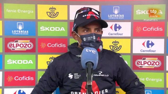 La Vuelta 2021 | Egan Bernal: "El valiente del día ha sido Roglic"