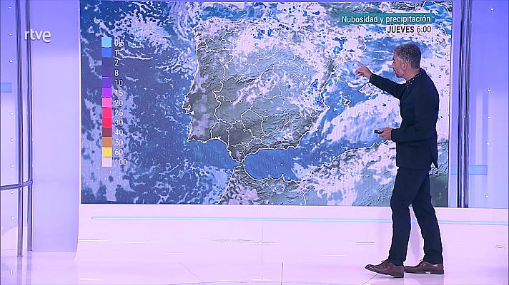 Chubascos muy fuertes en puntos del valle del Ebro, del sistema Ibérico, centro y este de la meseta Sur y Comunidad valenciana