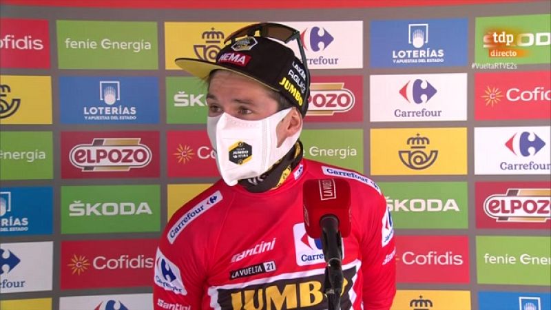 Vuelta 2021 | Roglic: "Ha sido duro de principio a fin" - Vuelta ciclista a Espaa | Ver