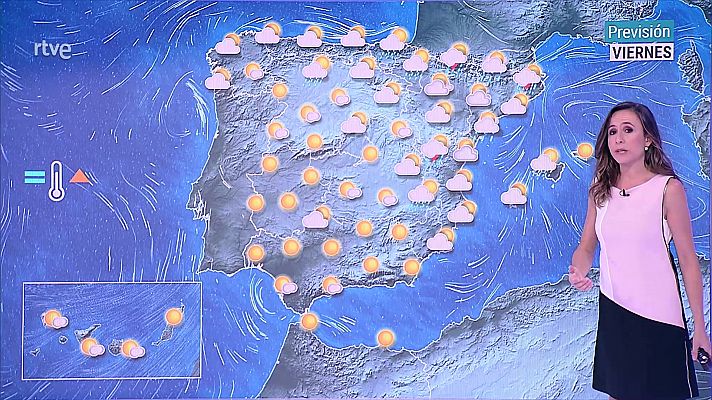 Chubascos y tormentas que pueden ser localmente muy fuertes de madrugada en Castellón y Valencia
