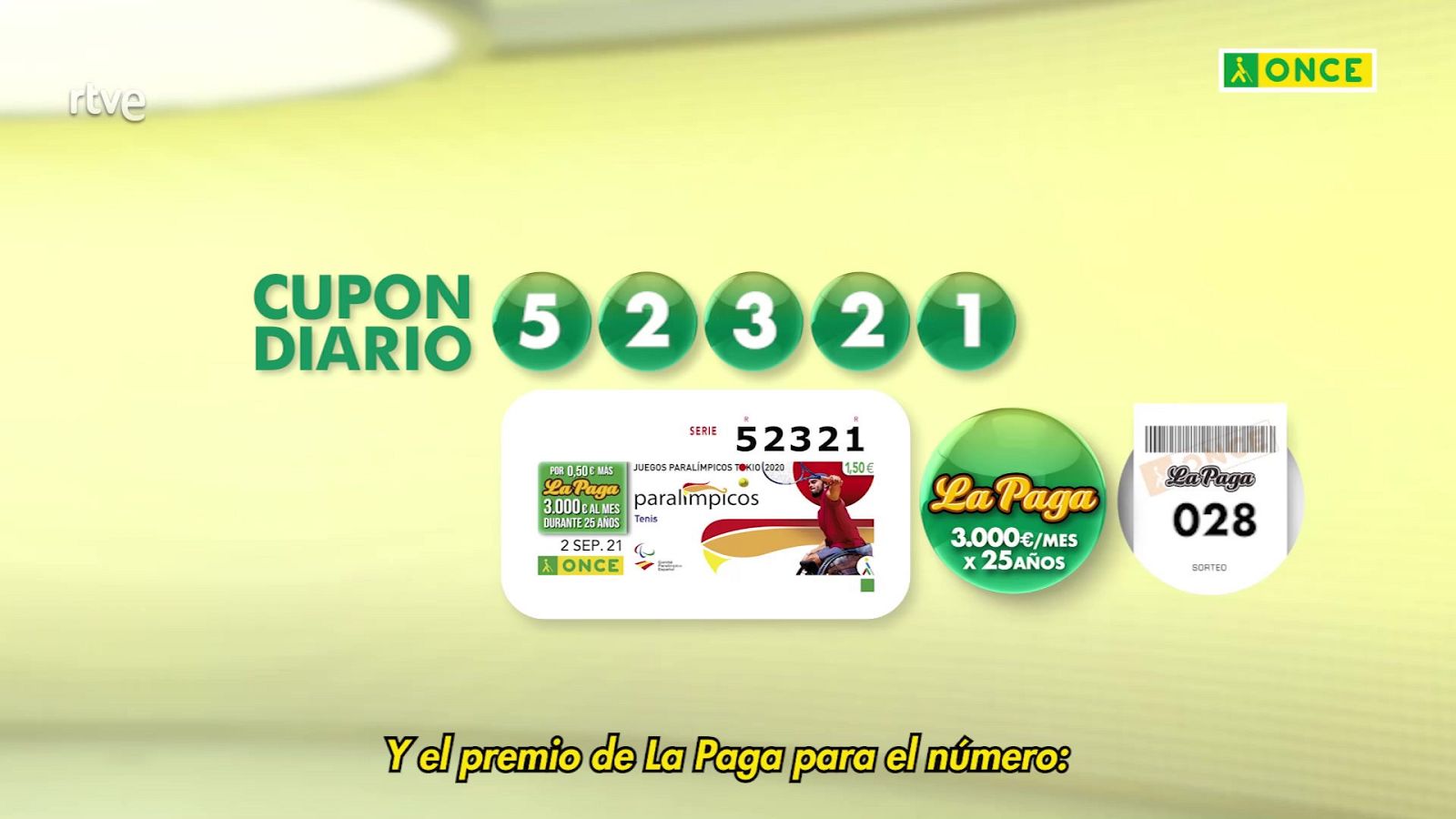 Sorteo ONCE - 02/09/21 - ver ahora