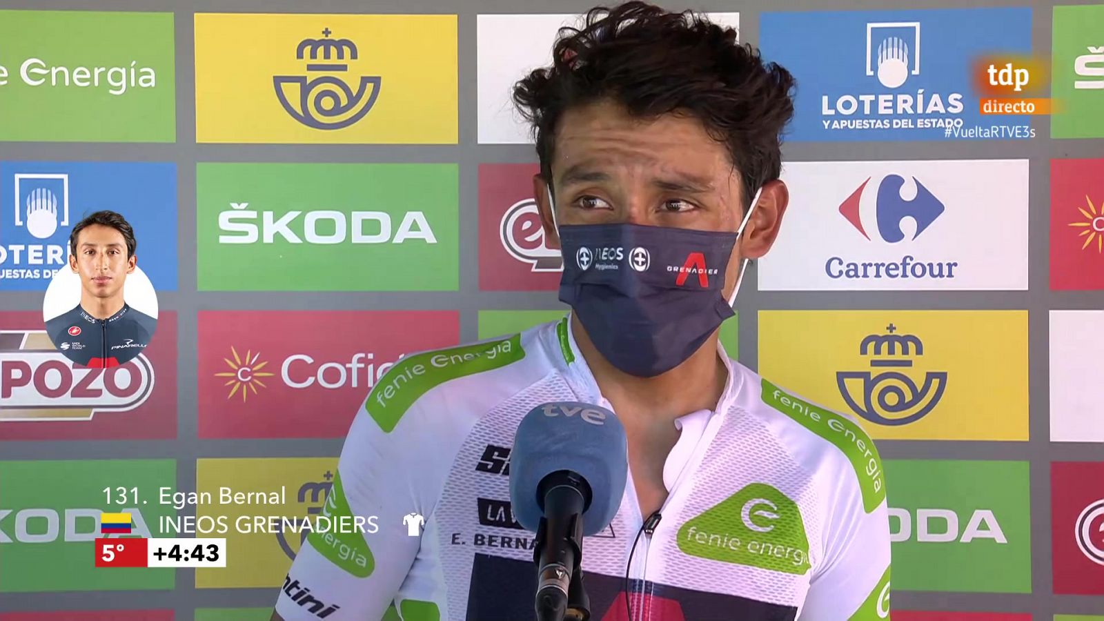 Vuelta 2021 | Egan Bernal: "Hemos ido muy rápido"
