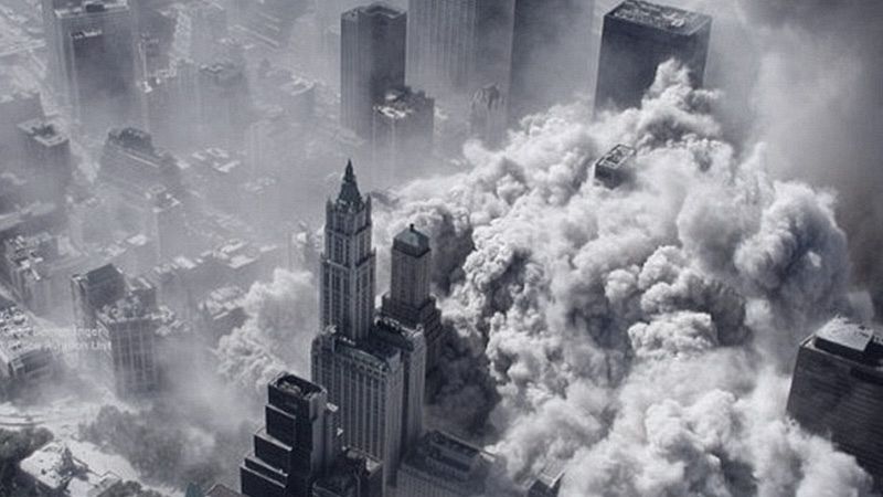 11-S: Colapso de la segunda de las Torres Gemelas de Nueva York