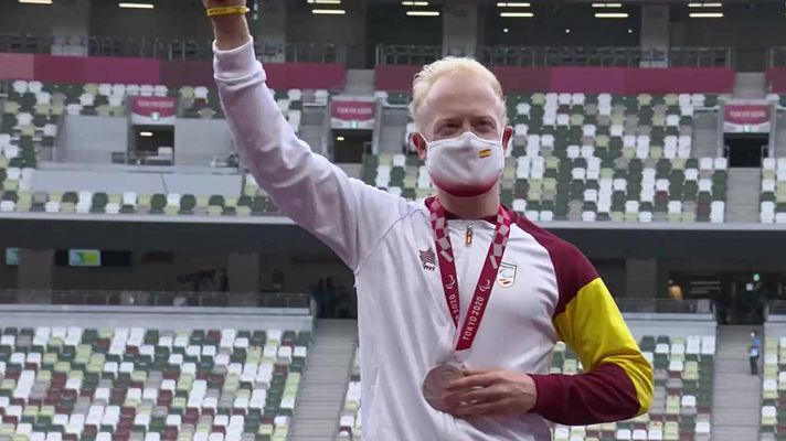 Atletismo Paralímpicos París 2024 - Iván Cano se cuelga su plata en salto